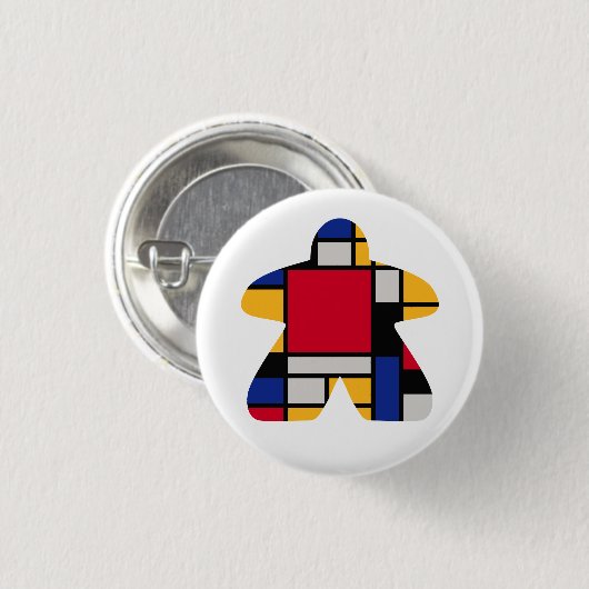 Schaltfläche "Moderne Kunst" Button (Vorne & Hinten)