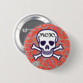 Schaltfläche Mojo Skull Lava Button (Vorne & Hinten)