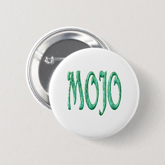 Schaltfläche Mojo weiß Button (Vorne & Hinten)