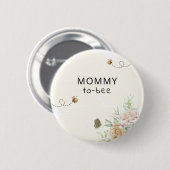 Schaltfläche "Mommy to Bee Baby Shower" Button (Vorne & Hinten)