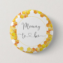 Schaltfläche "Mommy to Bee Baby Shower" Button
