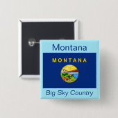 Schaltfläche "Montanan Flag" Button (Vorne & Hinten)