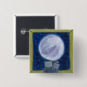 Schaltfläche "Moon-Gazing-Roboter" Button (Vorne & Hinten)