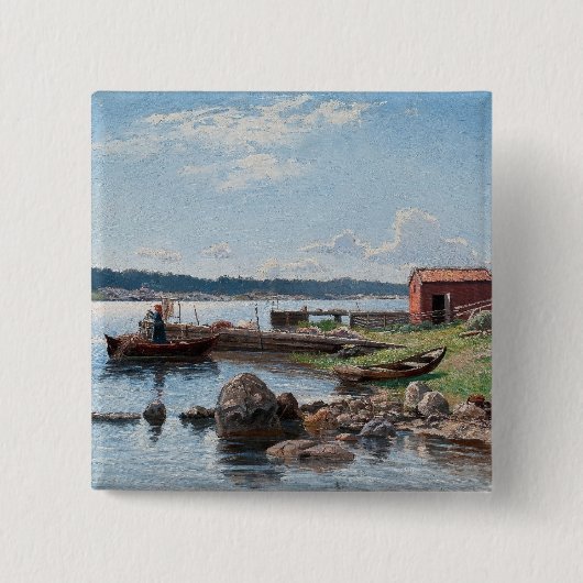 Schaltfläche "Motif von Jutholmen" von Abrahamsson Button (Vorderseite)