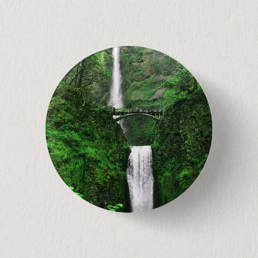 Schaltfläche Multnomah Falls #1 Button (Vorderseite)