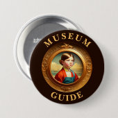 Schaltfläche "Museumstitel" Button (Vorne & Hinten)