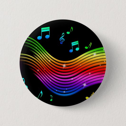 Schaltfläche "Musik-Illustration" Button (Vorderseite)