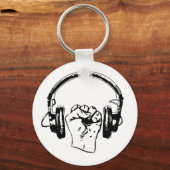 Schaltfläche "Musikalische Überraschung" Schlüsselanhänger (Vorderseite)