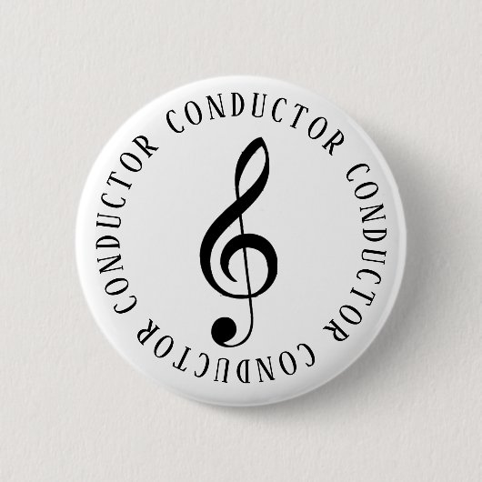 Schaltfläche "Musikführer" - klanglicher Clef Button (Vorderseite)