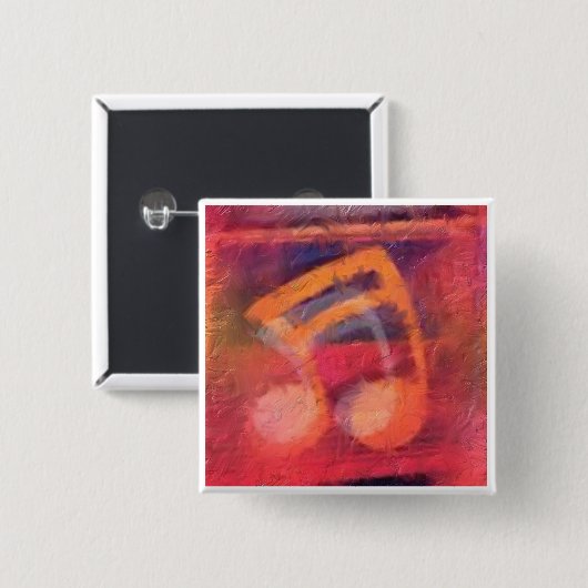 Schaltfläche Musiknote Button (Vorne & Hinten)