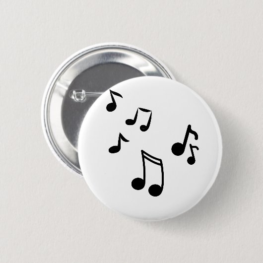 Schaltfläche Musiknoten Button (Vorne & Hinten)