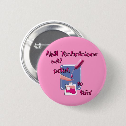 Schaltfläche Nageltechniker Button (Vorne & Hinten)