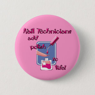 Schaltfläche Nageltechniker Button
