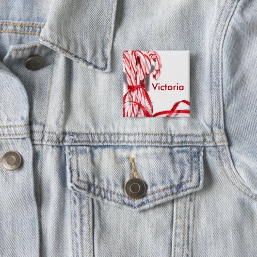 Schaltfläche "Name Candy Cane" Button (Beispiel)