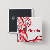 Schaltfläche "Name Candy Cane" Button (Vorne & Hinten)