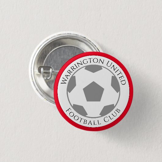 Schaltfläche "Name des Fußballclubs" Button (Vorne & Hinten)