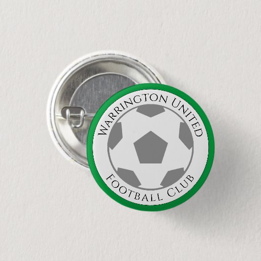 Schaltfläche "Name des Fußballclubs" Button (Vorne & Hinten)