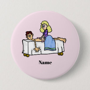 Schaltfläche "Name des weiblichen Chiropraktors od Button