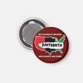 Schaltfläche "Name Edit Text USA Map hinzufügen" Magnet (Vorderseite/Rückseite)