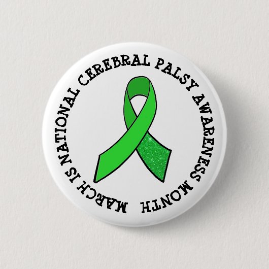 Schaltfläche "National Cerebral Palsy Awareness Mo Button (Vorderseite)
