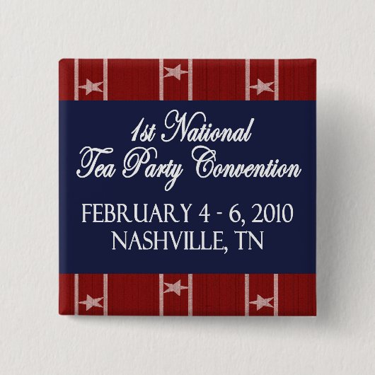 Schaltfläche "National Tee Party Convention" Button (Vorderseite)