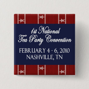 Schaltfläche "National Tee Party Convention" Button