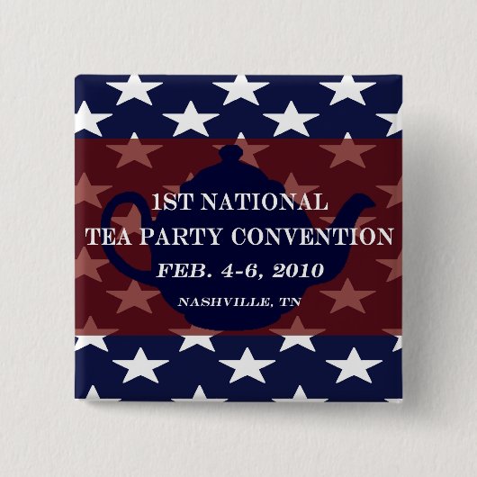 Schaltfläche "National Tee Party Convention" Button (Vorderseite)