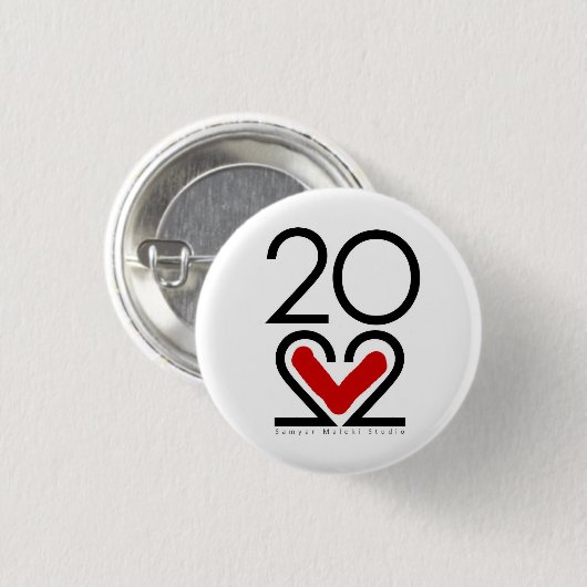 Schaltfläche "Neues Jahr 2022" Button (Vorne & Hinten)