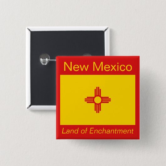 Schaltfläche "New Mexico Flag" Button (Vorne & Hinten)