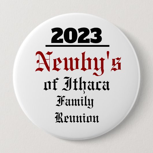 Schaltfläche "NEWBY WIEDERSEHEN" Button (Vorderseite)