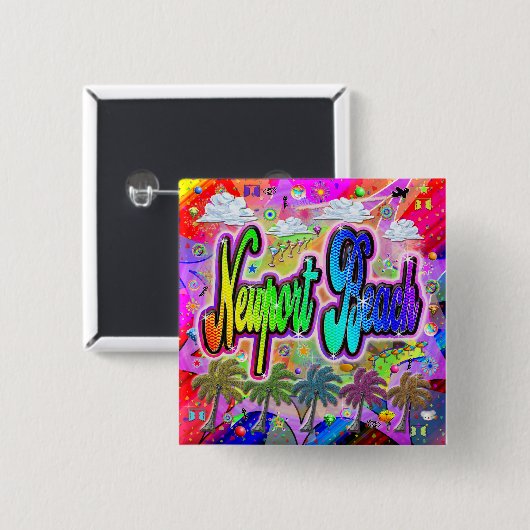 Schaltfläche Newport Beach Vista Express Button (Vorne & Hinten)