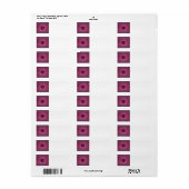 Schaltfläche "niedliche Blume" (Vorne)