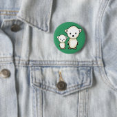 Schaltfläche "niedliche Polarbären" Button (Beispiel)