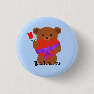 Schaltfläche "niedlicher Teddybär #1" Button