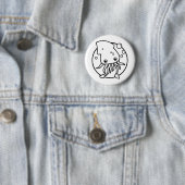Schaltfläche "niedlicher Tintenfisch" Button (Beispiel)