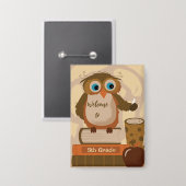 Schaltfläche "niedliches rechteckiges Button" "Zur Button (Vorderseite/Rückseite)