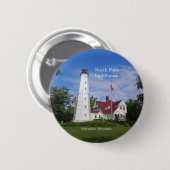 Schaltfläche "Nord Point Lighthouse" Button (Vorne & Hinten)