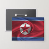 Schaltfläche "Nordkorea" Button (Vorderseite/Rückseite)