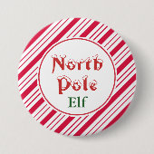 Schaltfläche "North Pole Elf" Button (Vorderseite)
