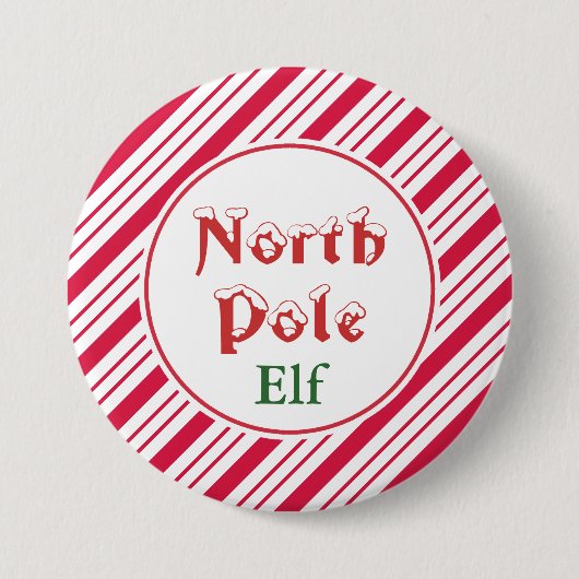 Schaltfläche "North Pole Elf" Button (Vorderseite)