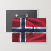 Schaltfläche Norwegen Button (Vorderseite/Rückseite)
