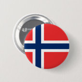 Schaltfläche "Norwegische Flagge" Button (Vorne & Hinten)