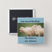 Schaltfläche: Nur eine der Flock-Schaltfläche und  Button (Vorne & Hinten)