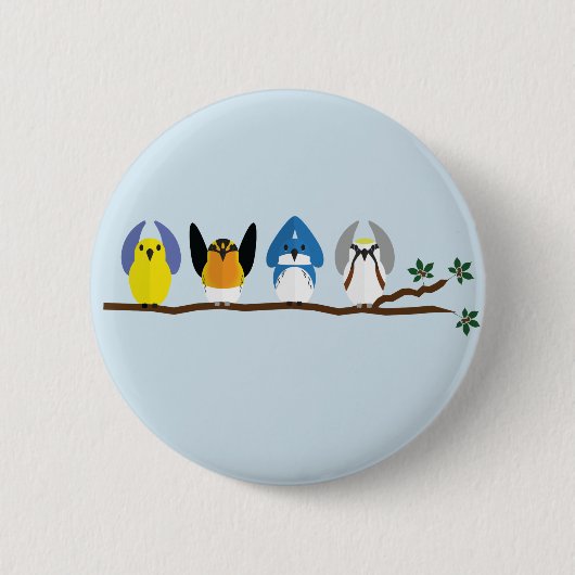 Schaltfläche "O-H-I-O-Warblers" Button (Vorderseite)