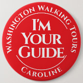 Schaltfläche "offiziell City Tour Guide" (Abzeiche Button (Vorderseite)