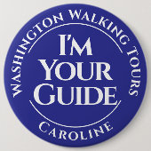 Schaltfläche "offiziell City Tour Guide" (Abzeiche Button (Vorderseite)