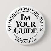 Schaltfläche "offizieller Tour Guide" Abzeichen Button (Vorderseite)