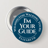 Schaltfläche "offizieller Tour Guide" Abzeichen Button (Vorne & Hinten)