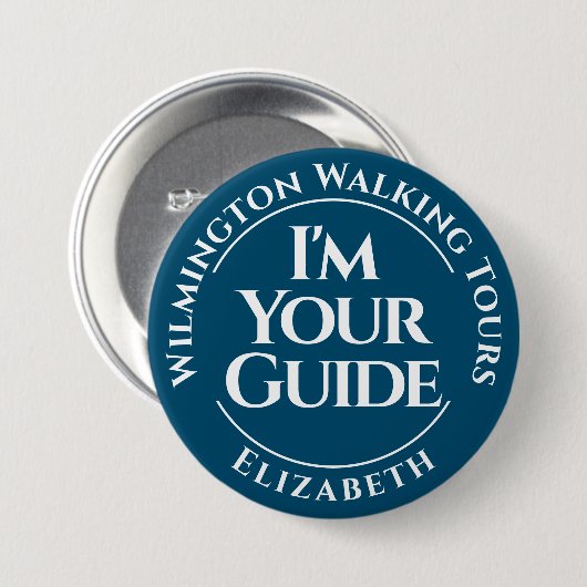 Schaltfläche "offizieller Tour Guide" Abzeichen Button (Vorne & Hinten)