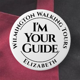 Schaltfläche "offizieller Tour Guide" Abzeichen Button